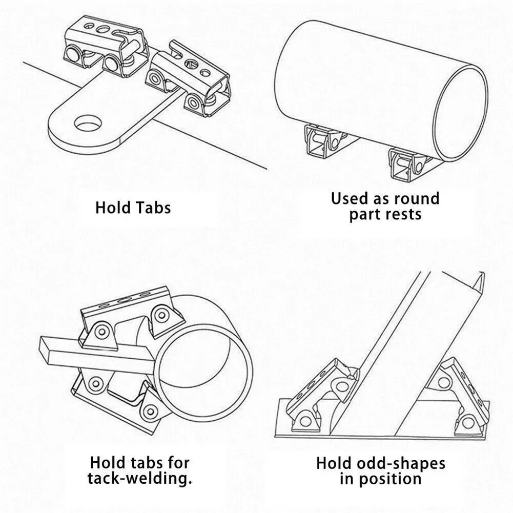 "Adjustable Magnetic Welding Clamps Set Of 4 For Welding On Round Flat And Angled Surfaces With Strong Fixture Hold"
"Adjustable Magnetic Welding Clamps Set Of 4 For Welding On Round Flat And Angled Surfaces With Strong Fixture Hold"