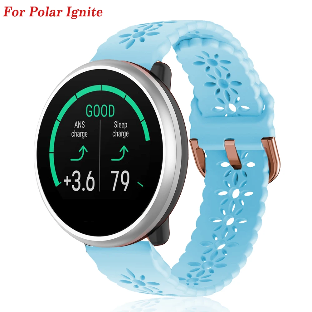 20mm Rose Gold Buckle Silicone Watchband For Polar Ignite/Unite Correa Belt Strap Polar Ignite 2 Bracelet Smart Wristband Strap
20mm Rose Gold Buckle Silicone Watchband For Polar Ignite/Unite Correa Belt Strap Polar Ignite 2 Bracelet Smart Wristband Strap