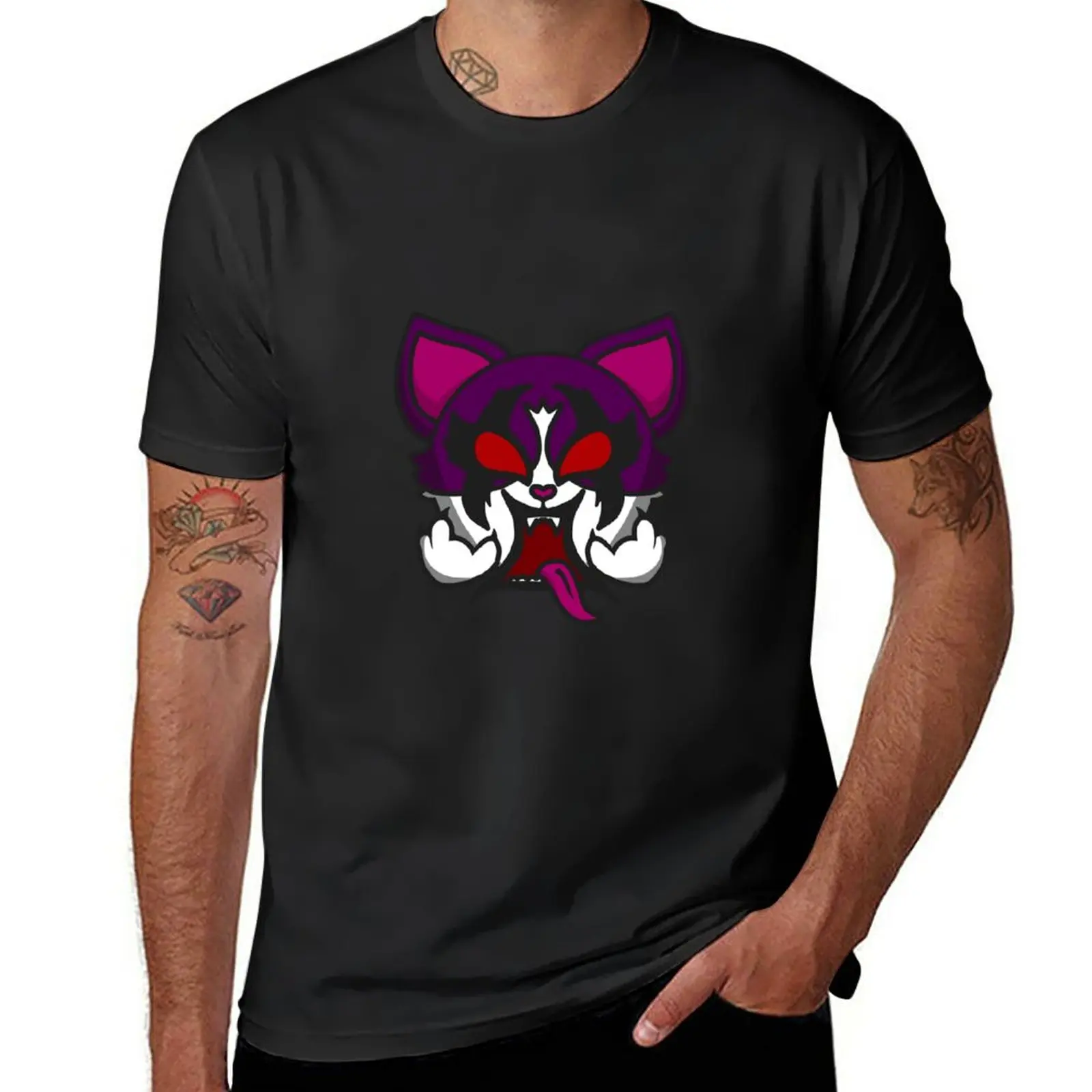 New Black Metal Purple cat T-Shirt cute clothes graphics t shirt sports fan t-shirts t shirts for men cotton
New Black Metal Purple cat T-Shirt cute clothes graphics t shirt sports fan t-shirts t shirts for men cotton