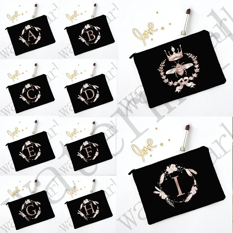 Women's Bag Brand Makeup Bag Fashion Pencil Case Party Gift Organizer For Cosmetic Bag Flower Letter 3D Printing Toiletry Bag
Women's Bag Brand Makeup Bag Fashion Pencil Case Party Gift Organizer For Cosmetic Bag Flower Letter 3D Printing Toiletry Bag