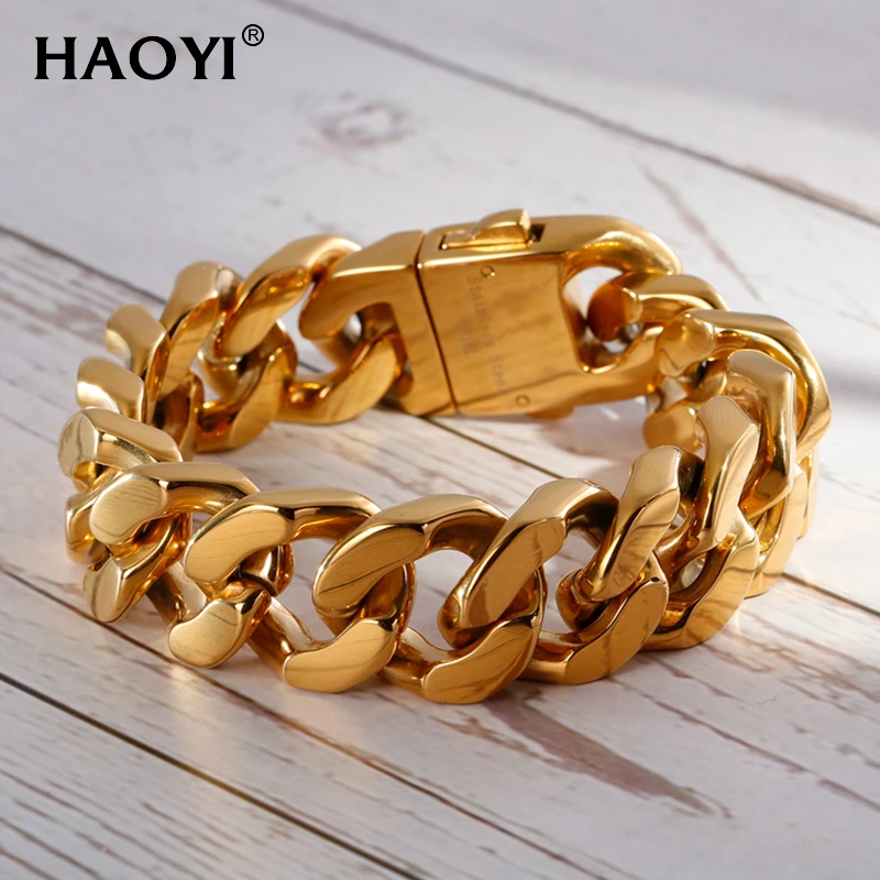 Vintage 316L Stainless Steel Charm Polishing Bracelets For Cool Men Punk High Quality Biker Cuban Chain Simple Party Jewelry
Vintage 316L Stainless Steel Charm Polishing Bracelets For Cool Men Punk High Quality Biker Cuban Chain Simple Party Jewelry