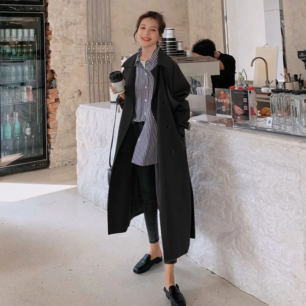 Femme Gabardina Mujer fashion casual Ladies work windbreaker women clothes woman female OL Jacket long trench coat
Femme Gabardina Mujer fashion casual Ladies work windbreaker women clothes woman female OL Jacket long trench coat