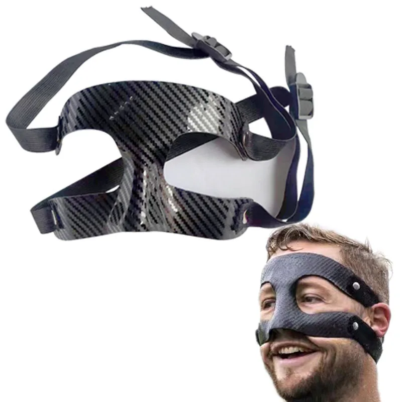 Half Face Sports Mask PVC Black Nose Protector Nose Guards For Cycling/Basketball/Soccer/Wrestling Protector Black
Half Face Sports Mask PVC Black Nose Protector Nose Guards For Cycling/Basketball/Soccer/Wrestling Protector Black
