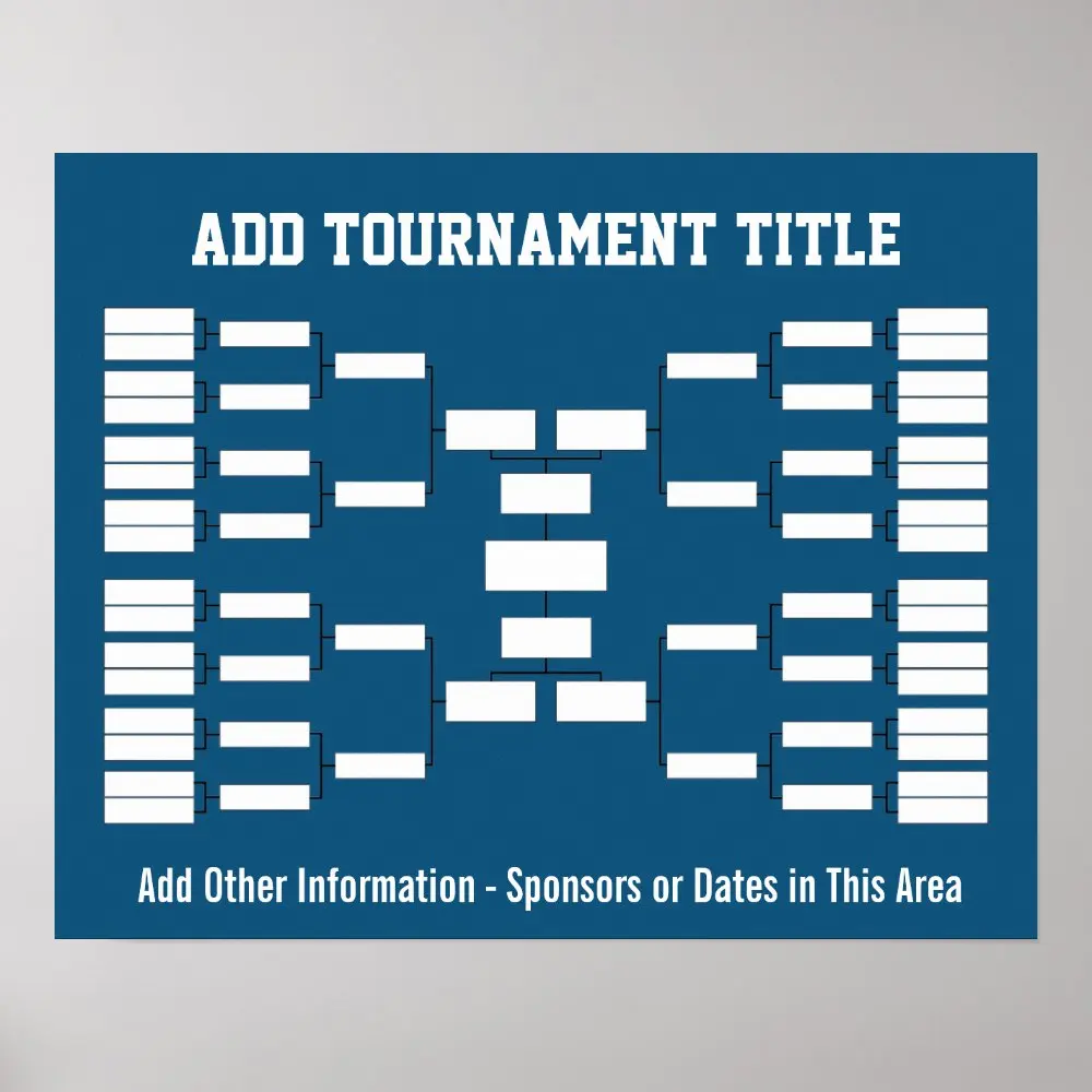 Спортивный турнирный кронштейн синий постер художественное украшение винтажный Забавный зал печать живопись роспись Настенный декор дома без рамки
Спортивный турнирный кронштейн синий постер художественное украшение винтажный Забавный зал печать живопись роспись Настенный декор дома без рамки