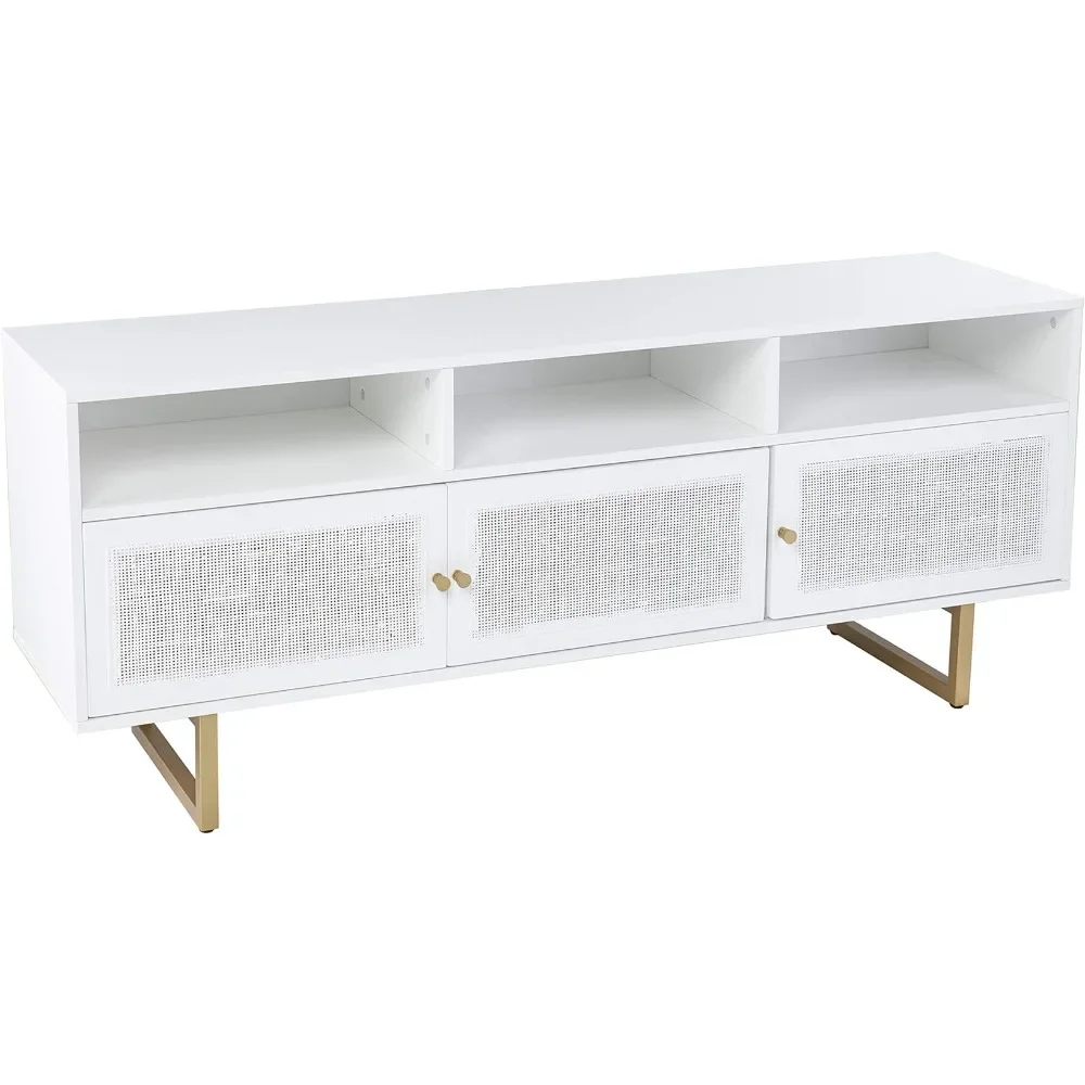 SEI Furniture Mursley w/Storage Media Cabinet, White/Gold
SEI Furniture Mursley w/Storage Media Cabinet, White/Gold