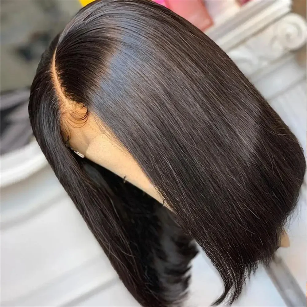 Bone Straight 13x4 HD Frontal Wigs Short Bob Wig Brazilian Lace Front Wig Transparent Lace Front Human Hair Wigs For Women Sale
Bone Straight 13x4 HD Frontal Wigs Short Bob Wig Brazilian Lace Front Wig Transparent Lace Front Human Hair Wigs For Women Sale