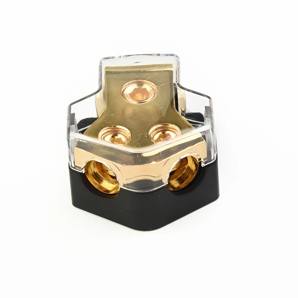 Ground Splitter Car Power Distributor BlockCar Audio Power Supply Distribution 1*1GA In 2*4GA Out Block Splitter Power
Ground Splitter Car Power Distributor BlockCar Audio Power Supply Distribution 1*1GA In 2*4GA Out Block Splitter Power