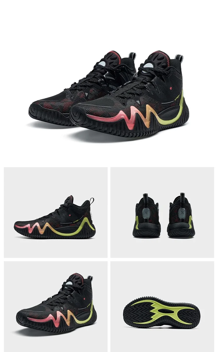 Xtep real combate tênis de basquete para homem 2024 outono apoio sapatos esportivos força propulsiva tênis confortáveis 876319120009 Xtep real combate tênis de basquete para homem 2024 outono apoio sapatos esportivos força propulsiva tênis confortáveis 876319120009