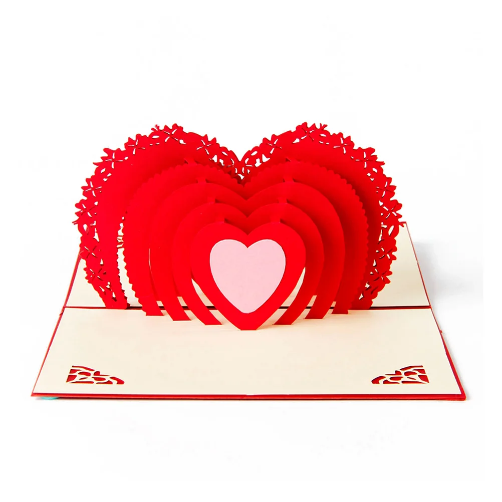 3D Heart Greeting Cards Valentine Day 3D Romantic Cards for Wedding Anniversary Thanksgiving Party Invitation ( Red )
3D Heart Greeting Cards Valentine Day 3D Romantic Cards for Wedding Anniversary Thanksgiving Party Invitation ( Red )