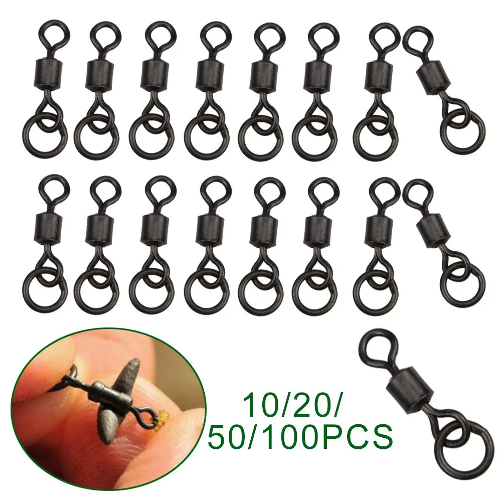 Fishing Ball Bearing Swivel 8# With Solid Rings Heavy Duty Alloy Coppery Connector 10/20/50/100 PCS Tackle Fishing Accessories
Fishing Ball Bearing Swivel 8# With Solid Rings Heavy Duty Alloy Coppery Connector 10/20/50/100 PCS Tackle Fishing Accessories