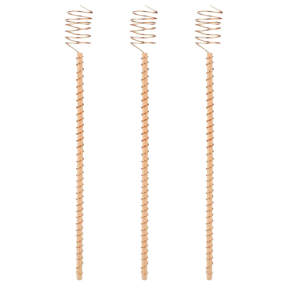 3 Pcs Copper Wire for Plants Winding Spool Brackets Bare Antenna Gardening Ground Stakes Wood Tool Planting Kickstand
3 Pcs Copper Wire for Plants Winding Spool Brackets Bare Antenna Gardening Ground Stakes Wood Tool Planting Kickstand