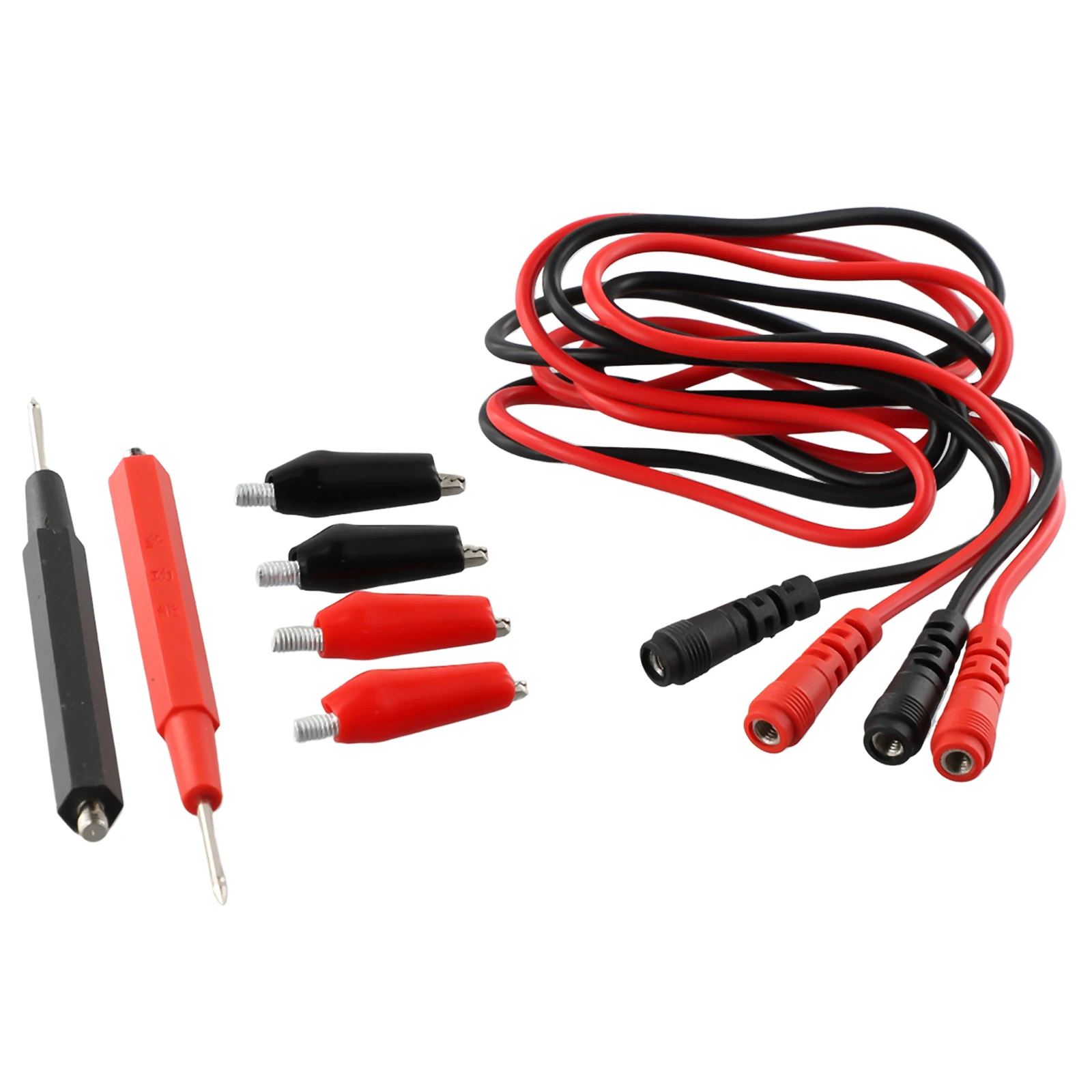 Multimeter Probe Test Leads Kit Universal 1000V 16-in-1 16pcs Digital Multimeter Probe Flexible Multi-functional
Multimeter Probe Test Leads Kit Universal 1000V 16-in-1 16pcs Digital Multimeter Probe Flexible Multi-functional