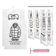 Hanging Vacumm Storage Bag for Clothes Home Organizer Dust-Proof Cover With Hanger Wardrobe/Closet Storage Oranizer For Jacket
Hanging Vacumm Storage Bag for Clothes Home Organizer Dust-Proof Cover With Hanger Wardrobe/Closet Storage Oranizer For Jacket