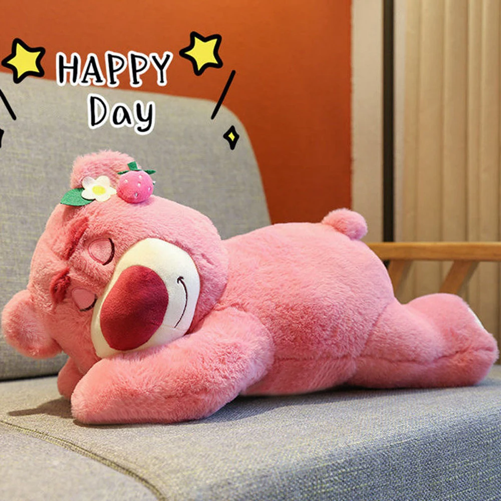 Toy Story Lotso Cute Bear Strawberry Sofa Plush Pillow Stuffed Toys Children Girls Friends Festivals Birthday Gift Toy Story Lotso Cute Bear Strawberry Sofa Plush Pillow Stuffed Toys Children Girls Friends Festivals Birthday Gift