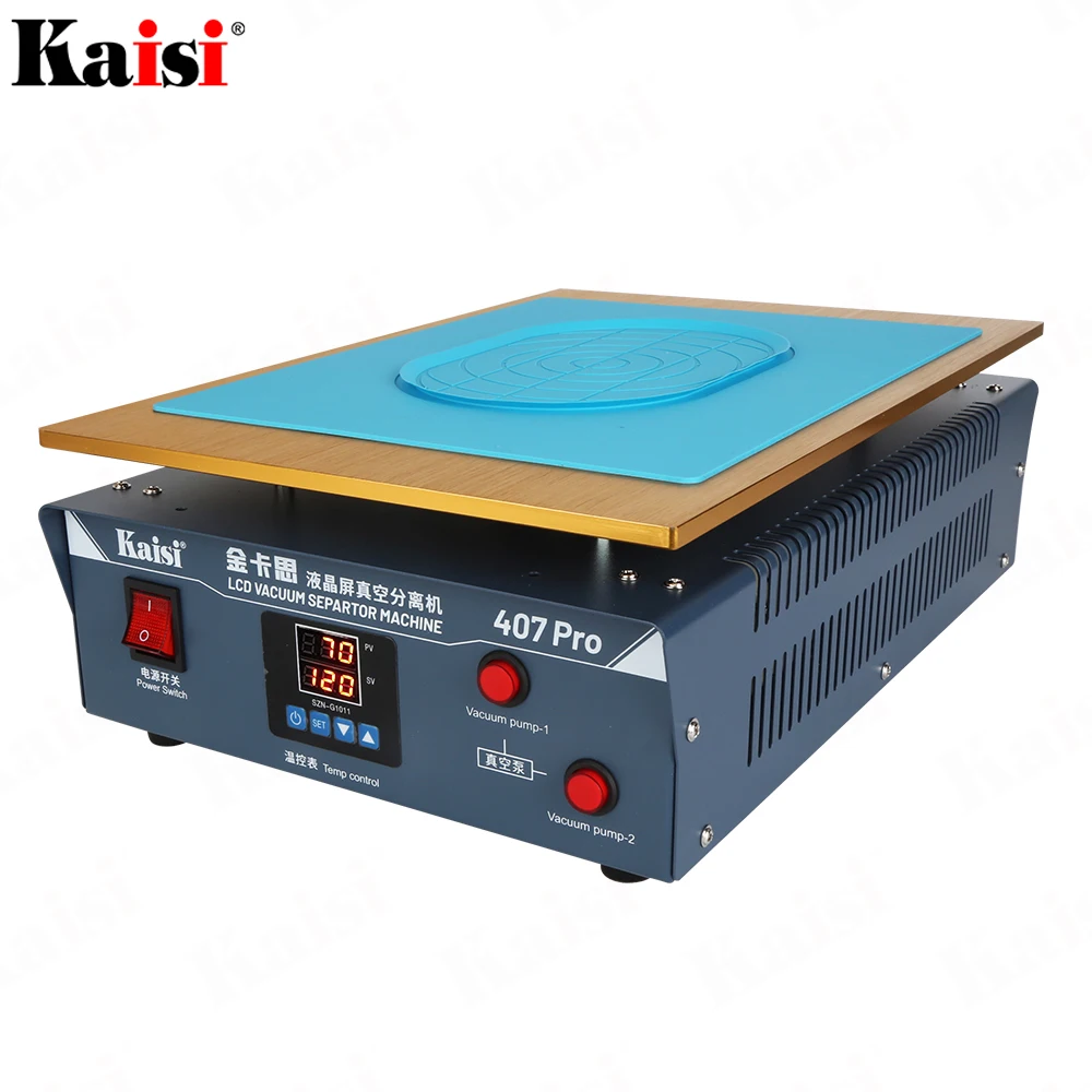 Kaisi 407pro 16 Inches LCD Separator Build-in Vacuum Pump For iPhone Samsung iPad Touch Screen Heating Separate Machine 
Kaisi 407pro 16 Inches LCD Separator Build-in Vacuum Pump For iPhone Samsung iPad Touch Screen Heating Separate Machine