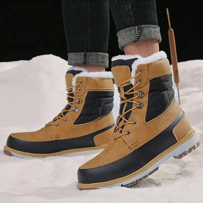 Men Boots 2023 Winter Shoes for Men Warm Snow Boots Mid-calf Men Thick Plush Leather Men Fashion Boots Outdoor Cotton Shoes
Men Boots 2023 Winter Shoes for Men Warm Snow Boots Mid-calf Men Thick Plush Leather Men Fashion Boots Outdoor Cotton Shoes