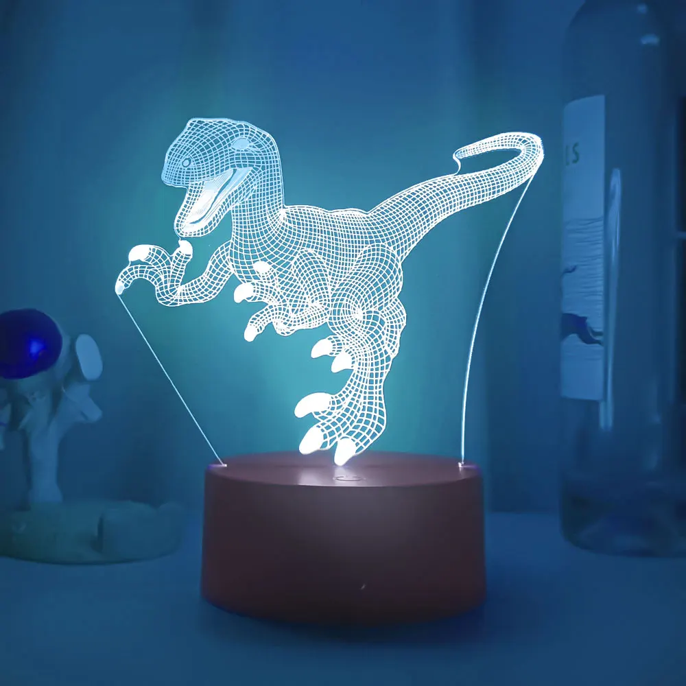 Dinosaur LED 3D Night Light Touch or Remote Control Table Desk Night Lamp Room Decor ABS-Wood Birthday Gift For Kid Child Friend
Dinosaur LED 3D Night Light Touch or Remote Control Table Desk Night Lamp Room Decor ABS-Wood Birthday Gift For Kid Child Friend
