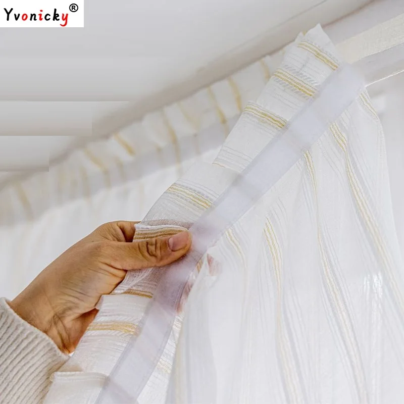 Punch Free Self-stick Short Curtains Self-adhesive Window Drapes Bedroom Living Room Vertical Striped Linen Cortinas Home Decos
Punch Free Self-stick Short Curtains Self-adhesive Window Drapes Bedroom Living Room Vertical Striped Linen Cortinas Home Decos