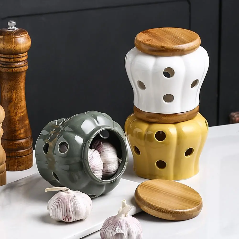 2colors Ceramic Garlic Storage Jar Creative Ceramic Lid Hollow Candle Lampshade Garlic Candy Box. Ginger Storage Jar Household
2colors Ceramic Garlic Storage Jar Creative Ceramic Lid Hollow Candle Lampshade Garlic Candy Box. Ginger Storage Jar Household