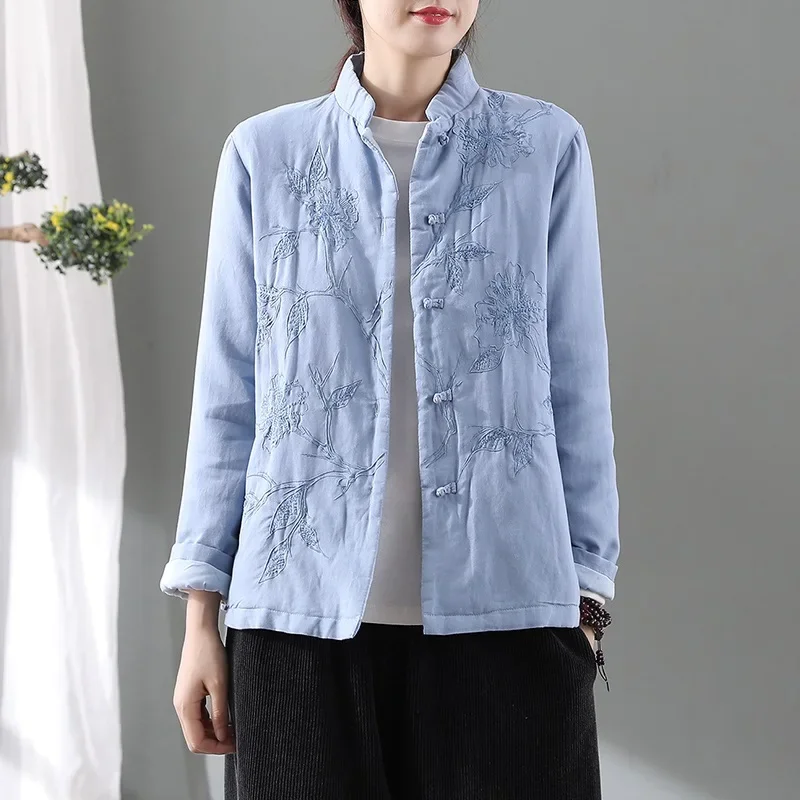 Traditional Chinese Style Clothing Women Cotton Warm Retro Fashion Jackets Quilted Outerwear Coat Tops Oriental Clothing 12244
Traditional Chinese Style Clothing Women Cotton Warm Retro Fashion Jackets Quilted Outerwear Coat Tops Oriental Clothing 12244