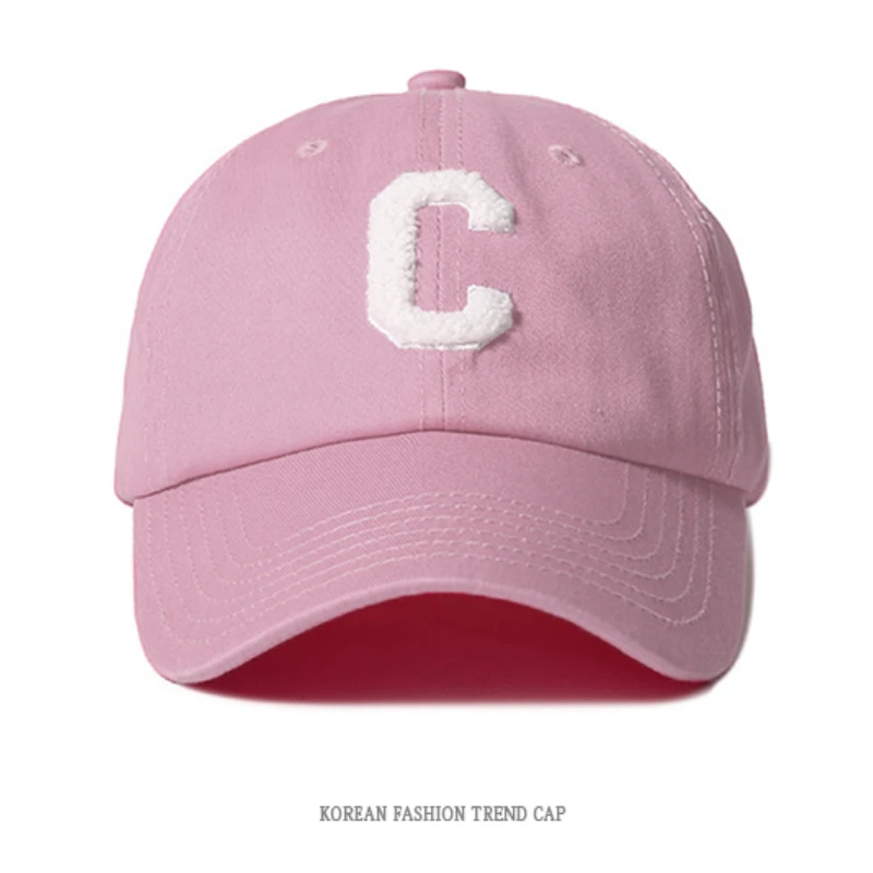 Flocking Letter C Women Baseball Hat Cotton Solid Color Golf Hat Fashion Summer Sunscreen Cap College Soft Top Caps Leisure Bone
Flocking Letter C Women Baseball Hat Cotton Solid Color Golf Hat Fashion Summer Sunscreen Cap College Soft Top Caps Leisure Bone