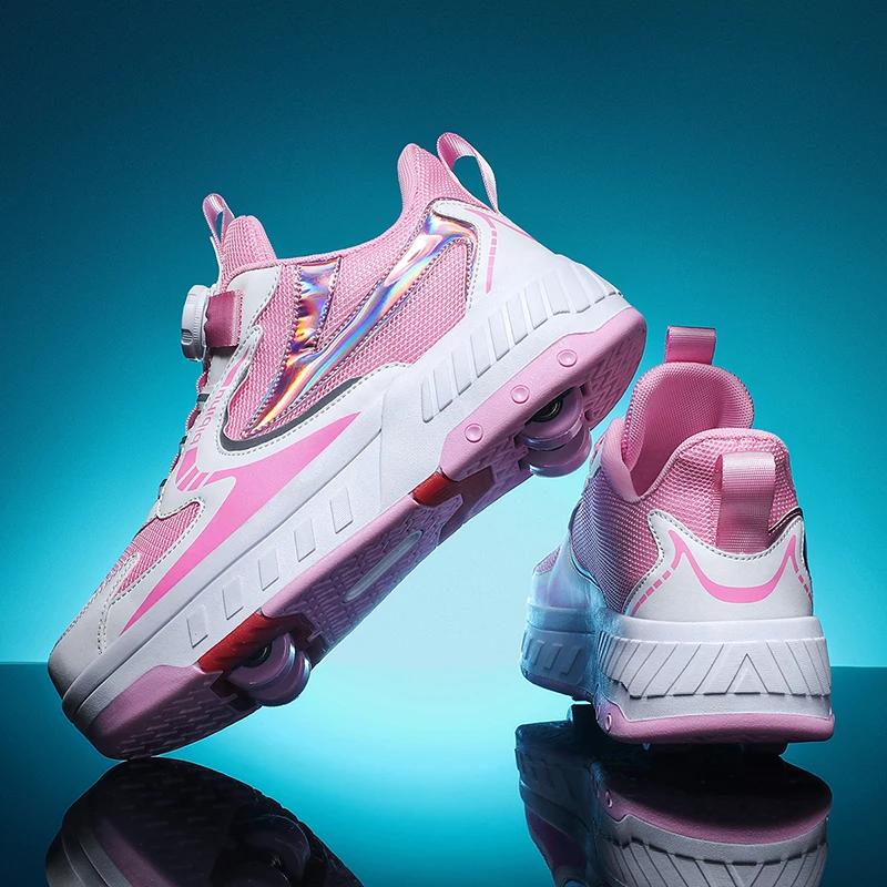 New Luxury Brand Student Boy Girls Double Row Wheeled Pulley Shoes Mesh Red Step Retractable Sports Ice Skate
New Luxury Brand Student Boy Girls Double Row Wheeled Pulley Shoes Mesh Red Step Retractable Sports Ice Skate