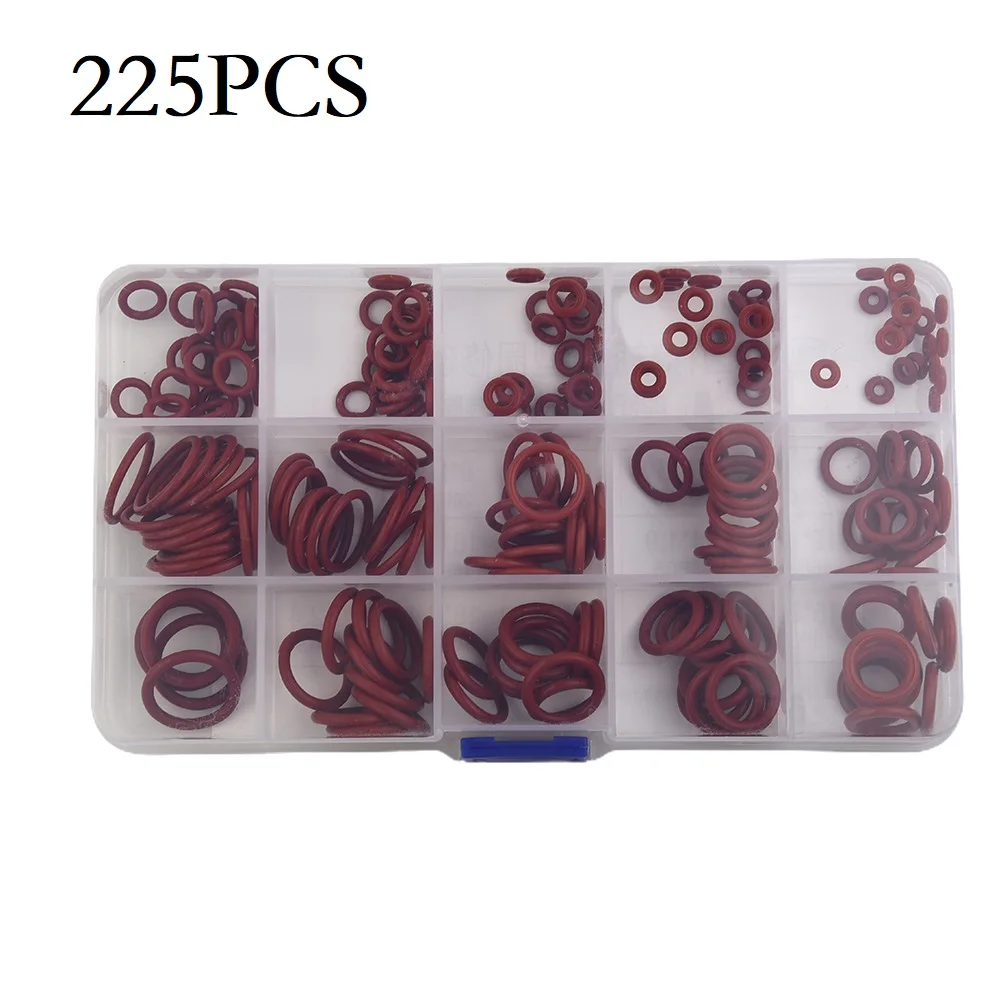 Mechanical Sealing O Silicone Rubber O Sealing Gasket Widely Used 225 Pcs Durable For Various Cylinders Seal Set
Mechanical Sealing O Silicone Rubber O Sealing Gasket Widely Used 225 Pcs Durable For Various Cylinders Seal Set