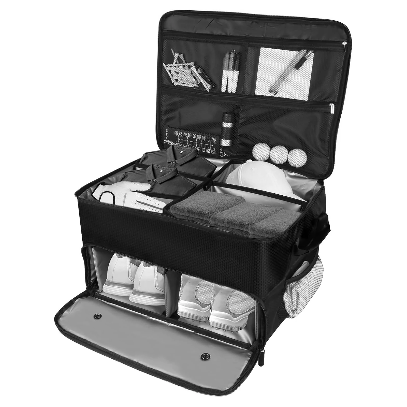 Durable Trunk Bag Thick Padding 1 Pcs Ample Storage Space Customizable Top Area For Car Foldable Golf-Shoes Bag
Durable Trunk Bag Thick Padding 1 Pcs Ample Storage Space Customizable Top Area For Car Foldable Golf-Shoes Bag