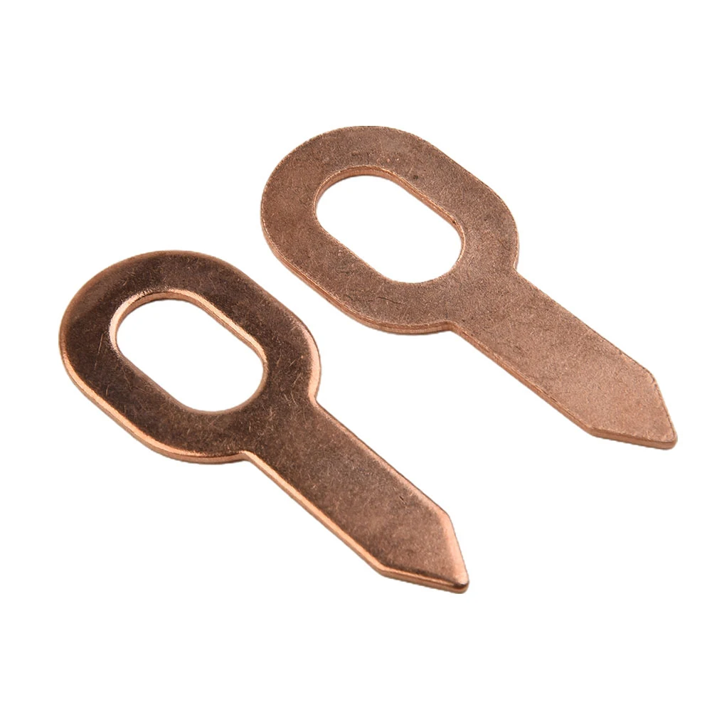 

For Body Panels Recessed Pull Ring Copper-plated Durability New 50pcs 55mm Length Car Body Panel Pull Washer Tool