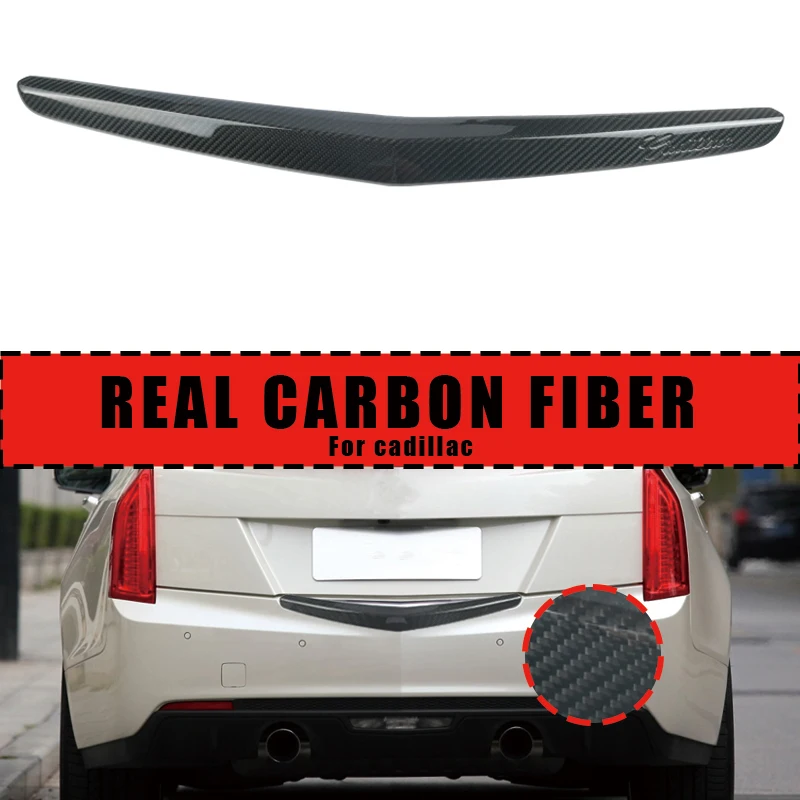 Car exterior accessories are suitable for Cadillac ATS ATSL ATSV's true carbon fiber trunk decoration rear cover
Car exterior accessories are suitable for Cadillac ATS ATSL ATSV's true carbon fiber trunk decoration rear cover