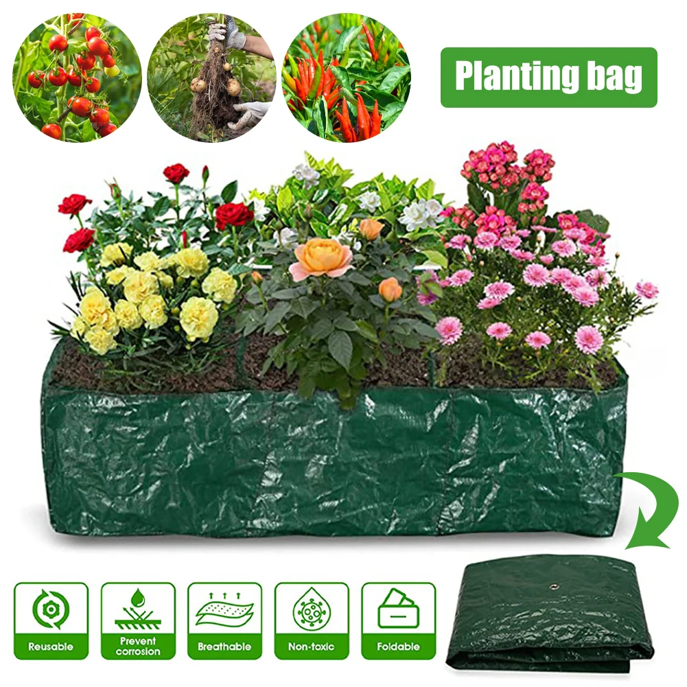 Fabric Raised Garden Bed 90x60x25cm 6 Grids Garden Grow Bags Waterproof Reusable for Growing Herbs Flowers Potatoes Carrots
Fabric Raised Garden Bed 90x60x25cm 6 Grids Garden Grow Bags Waterproof Reusable for Growing Herbs Flowers Potatoes Carrots