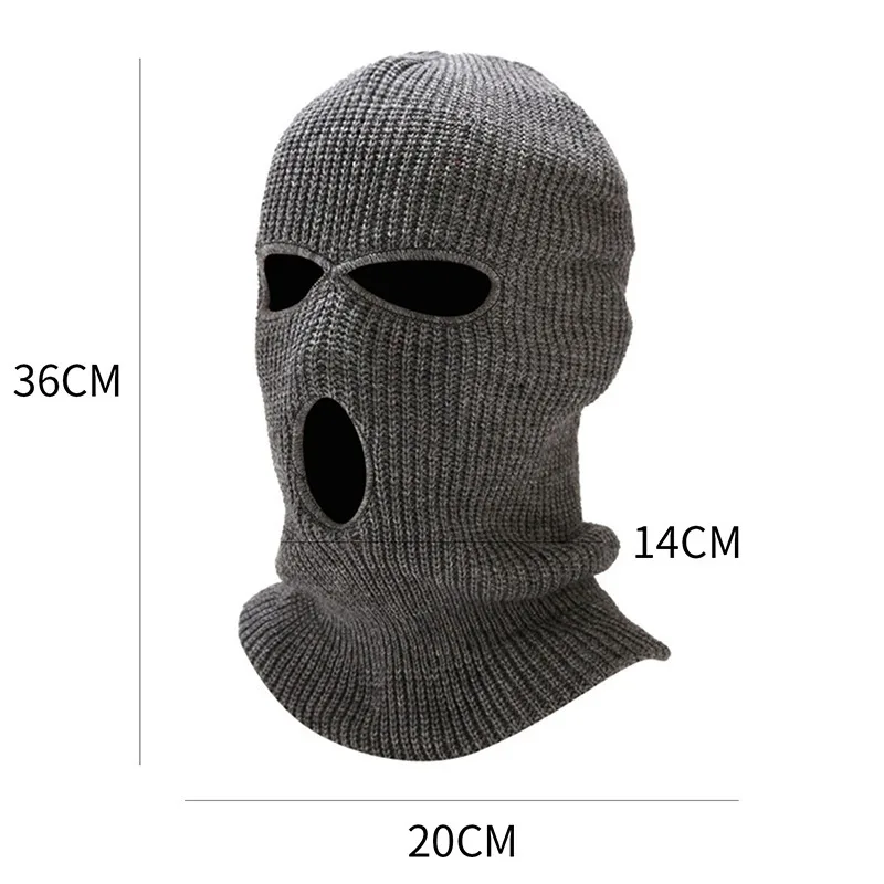 Winter Thermal Knitted Ski Mask with Embroidery 14 S94378ffe05084772872efc79051c2748Q