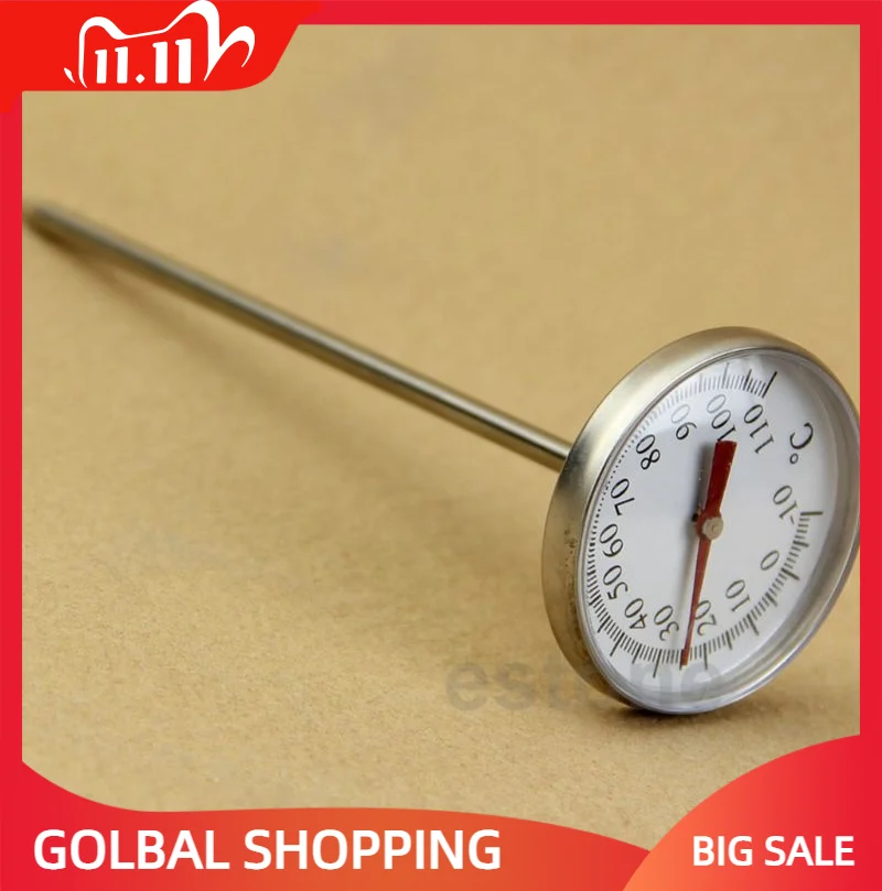 1 Pc Cooking Milk Food Coffee Stainless Steel Sensor Large Dial Thermometer New XT-J-10 Thermometer -10-110 Degrees Tool
1 Pc Cooking Milk Food Coffee Stainless Steel Sensor Large Dial Thermometer New XT-J-10 Thermometer -10-110 Degrees Tool