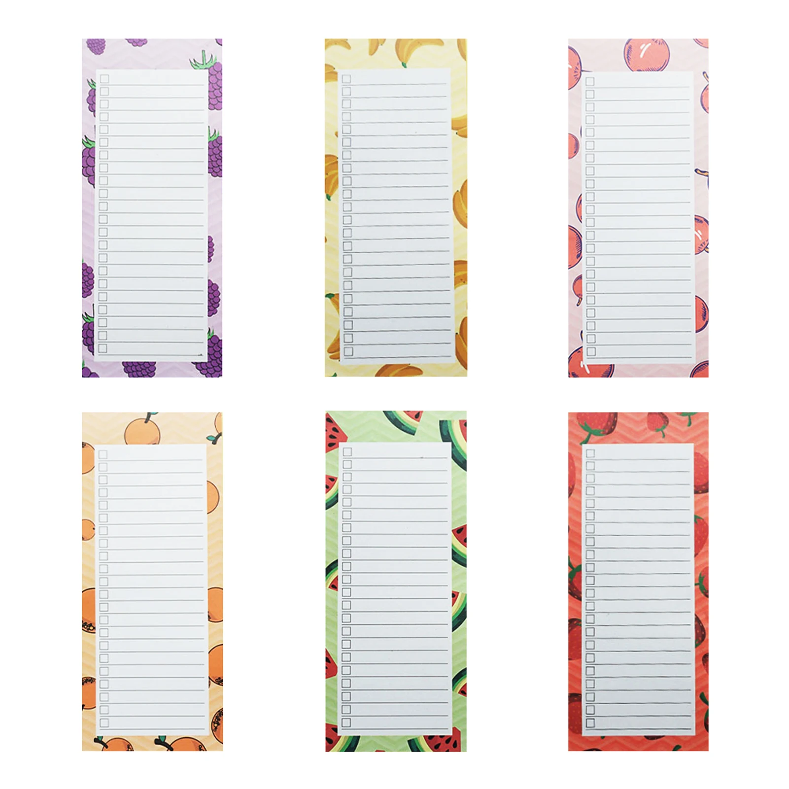 6pcs Tearable Notepad Shopping List 50 Sheets Refrigerator Stationery Memo Pad Back Magnetic Rectangle Home Office Grocery Shelf
6pcs Tearable Notepad Shopping List 50 Sheets Refrigerator Stationery Memo Pad Back Magnetic Rectangle Home Office Grocery Shelf