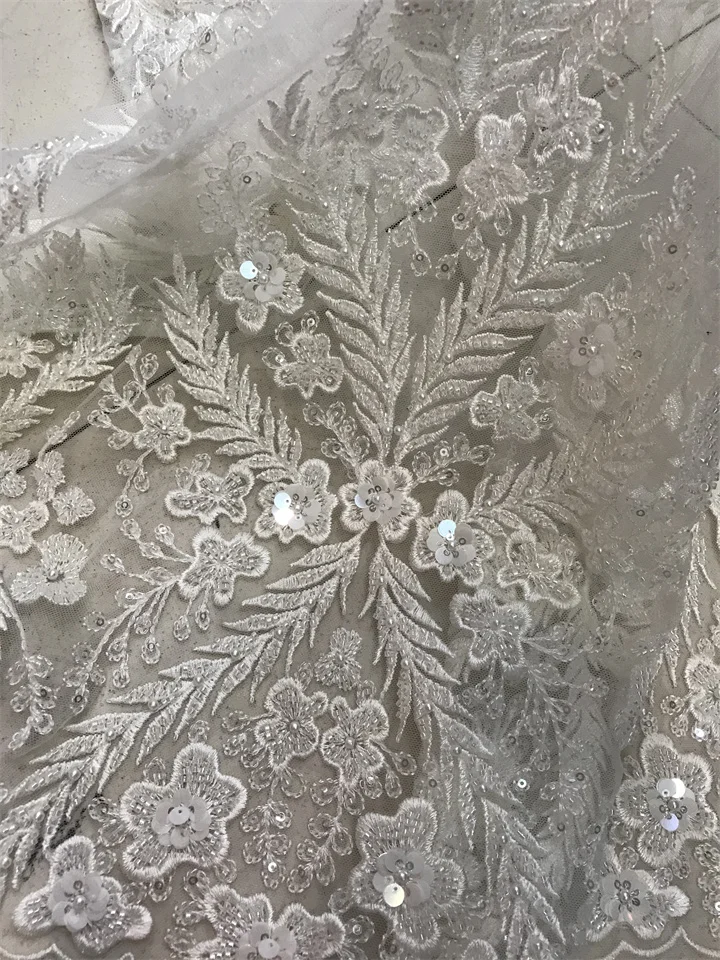 African Heavy Beaded Lace Fabric S-13028417 High Quality Nigerian Sequins Tulle Fabric Material For Wedding
African Heavy Beaded Lace Fabric S-13028417 High Quality Nigerian Sequins Tulle Fabric Material For Wedding