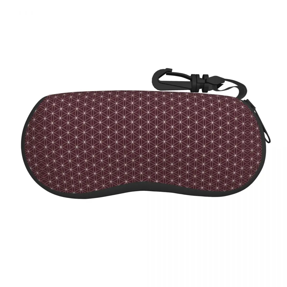 

Sacred Geometry Flower Of Life Eyeglass Glasses Case Women Men Soft Sunglasses Protective Pouch