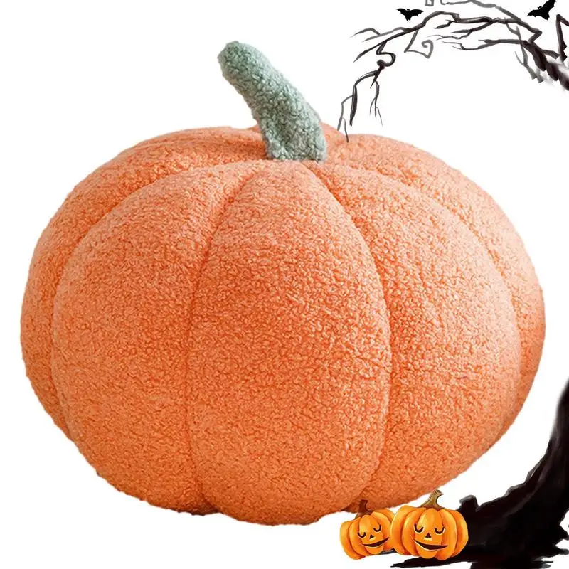 

3D Pumpkin Pillow Plush Halloween Pumpkins Pumpkin Throw Pillow Decor 3D Pumpkin Pillows Decorative Throw Pillows Holiday Gifts