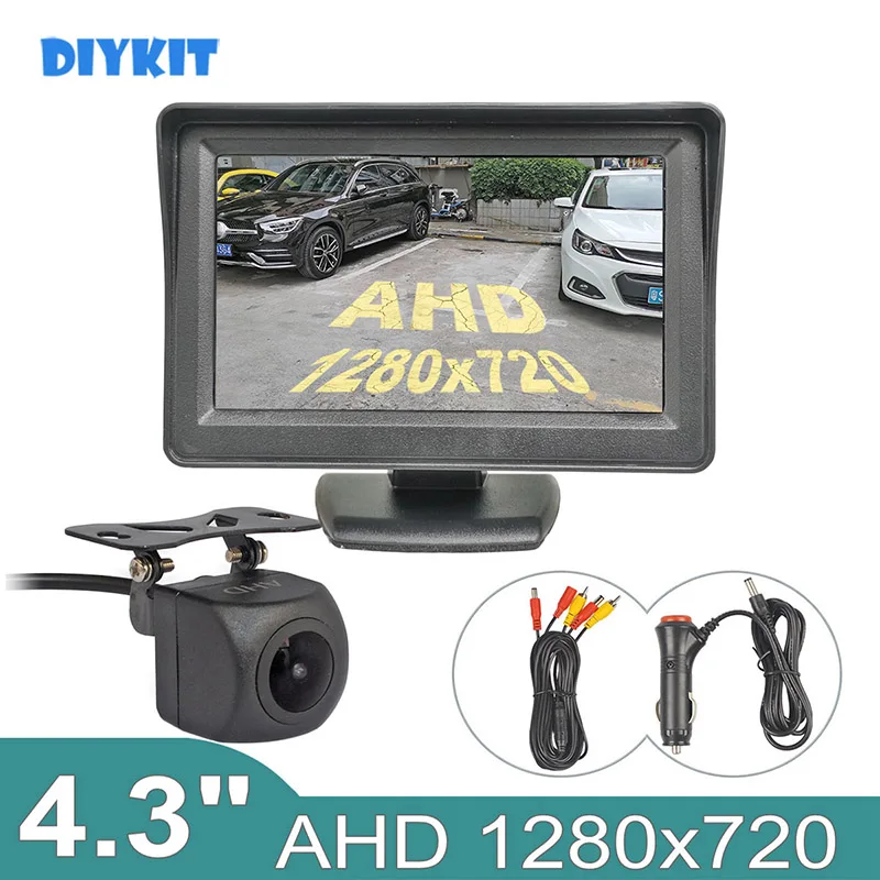 DIYKIT 4.3inch AHD 800*480 Rear View Car Monitor Backup Monitor 1280x720 Starlight AHD Reverse Car Camera
DIYKIT 4.3inch AHD 800*480 Rear View Car Monitor Backup Monitor 1280x720 Starlight AHD Reverse Car Camera