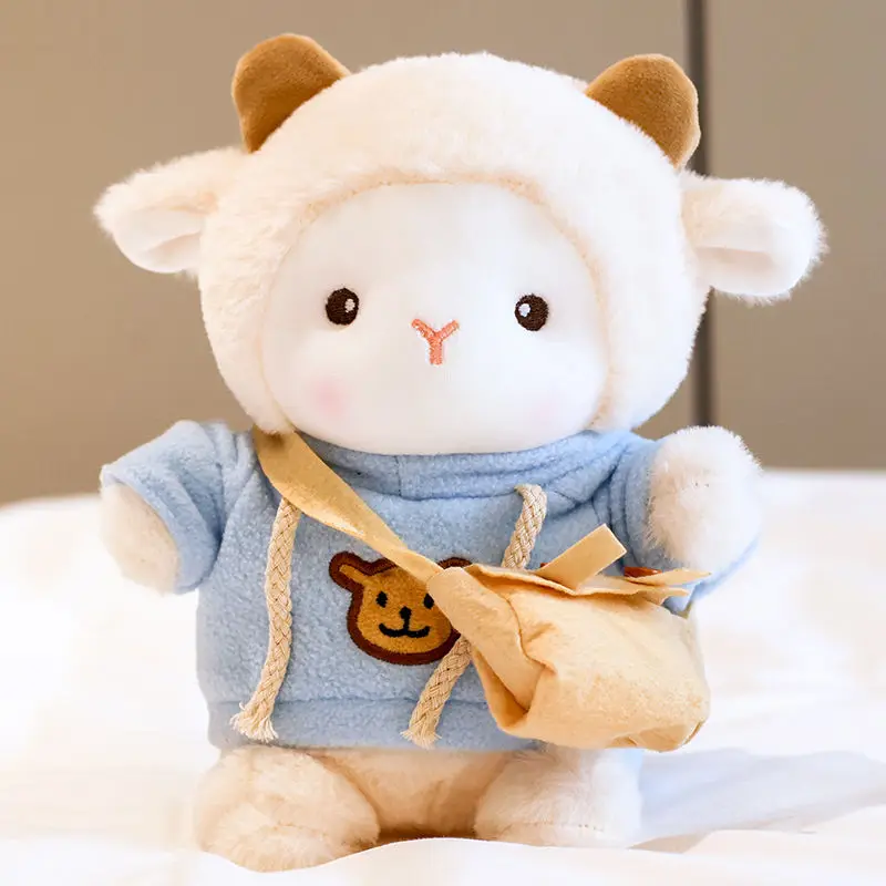 Cute Pok Little Sheep Doll Plush Toy Cloth Doll Sleeping on Bed Doll Pillow Birthday Gift for Girls
Cute Pok Little Sheep Doll Plush Toy Cloth Doll Sleeping on Bed Doll Pillow Birthday Gift for Girls