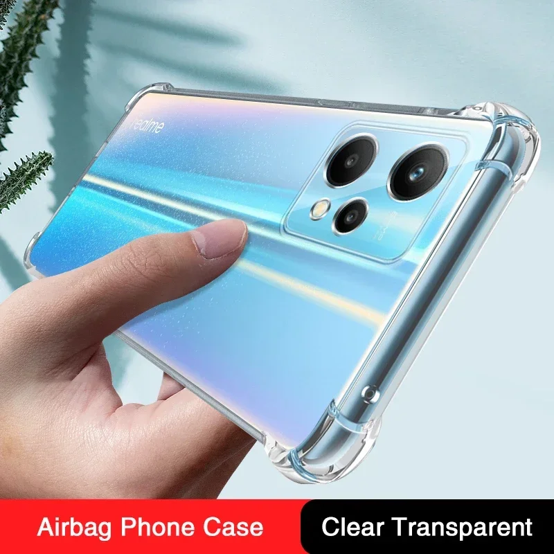 Airbag Soft Mobile Phone Case for OPPO Realme Q5 Pro Q5i Q5Pro 5G Fundas Clear Silicone Luxury Back Cover Shockproof Accessories
Airbag Soft Mobile Phone Case for OPPO Realme Q5 Pro Q5i Q5Pro 5G Fundas Clear Silicone Luxury Back Cover Shockproof Accessories