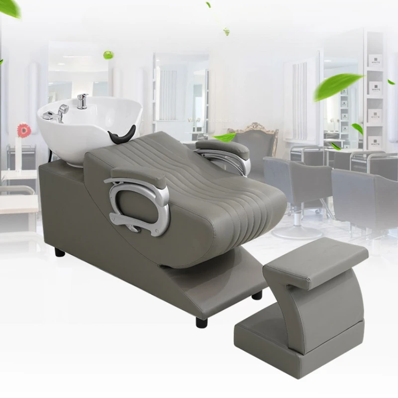 Barber Shop Dedicated Shampoo Chairs Hairdressing Hair Salon Hairstyle Recliner Shampoo Chairs Sandalye Hair Furniture QF50SC
Barber Shop Dedicated Shampoo Chairs Hairdressing Hair Salon Hairstyle Recliner Shampoo Chairs Sandalye Hair Furniture QF50SC