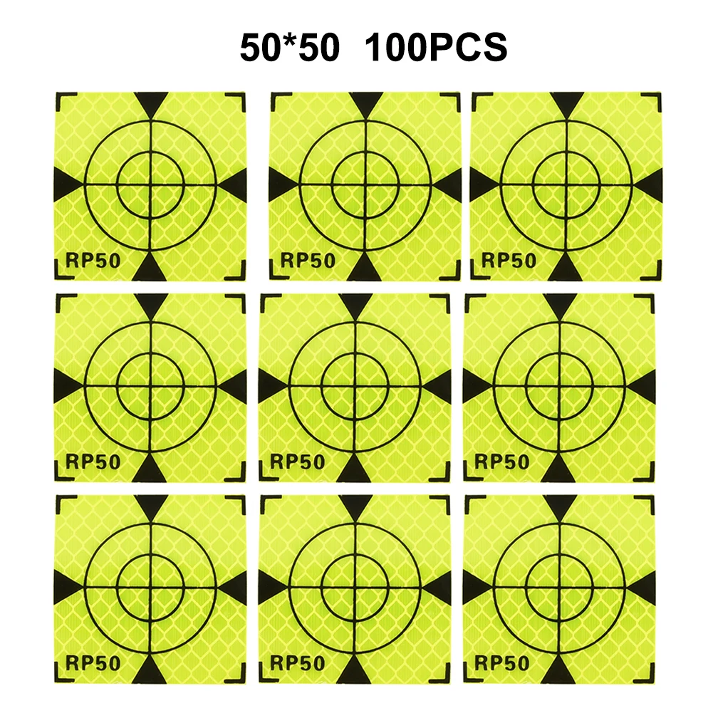 100pc 0/30/40/50/60mm Total Station Reflector Reflector Reflector Target Total Station Measuring Reflective Tape Targets
100pc 0/30/40/50/60mm Total Station Reflector Reflector Reflector Target Total Station Measuring Reflective Tape Targets