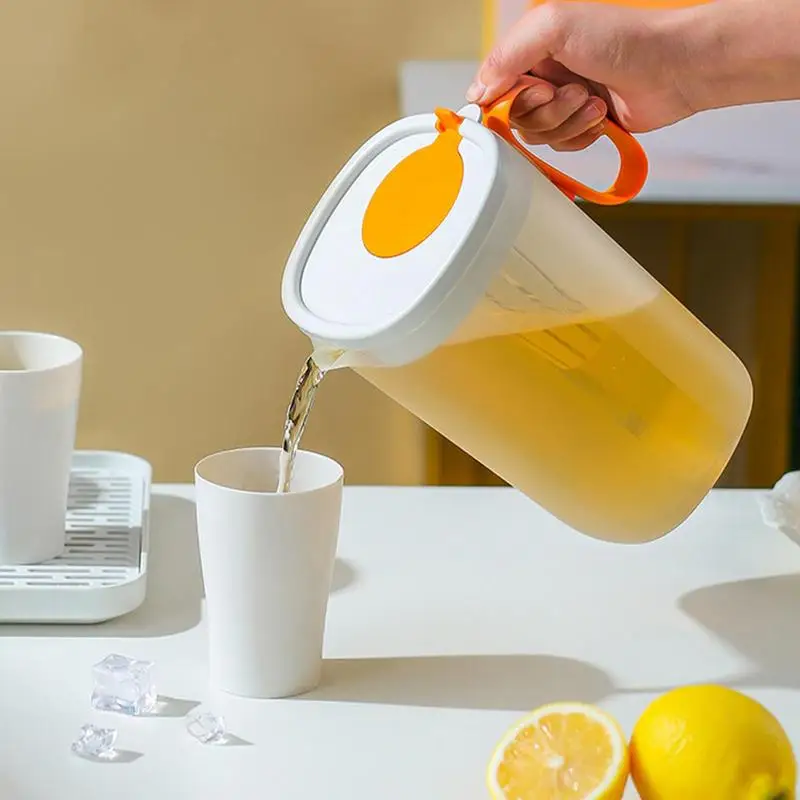 1.55L Refrigerator Cold Kettle With Tea Infuser Food grade Plastic Teapot Lemonade Juice Beverage Storage Container With Lid 
1.55L Refrigerator Cold Kettle With Tea Infuser Food grade Plastic Teapot Lemonade Juice Beverage Storage Container With Lid