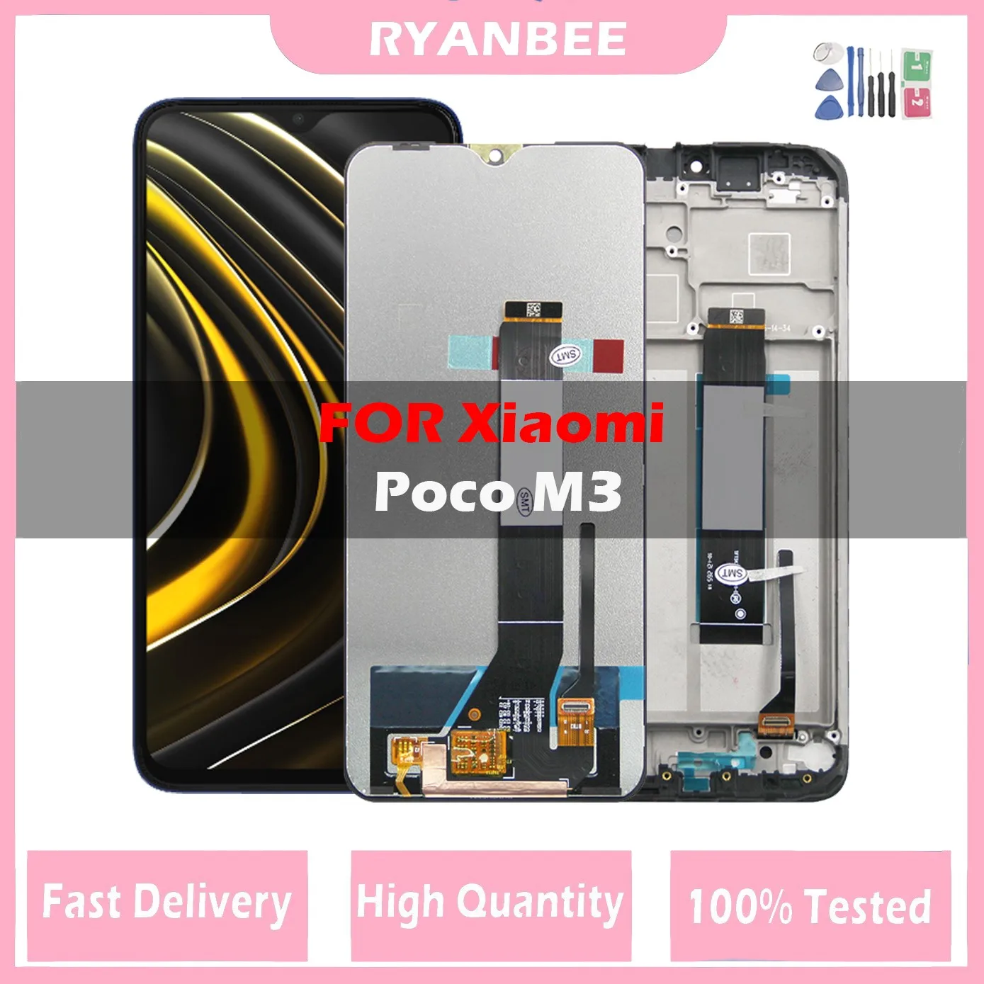 100% протестированный ЖК-дисплей 6,53 дюйма для Xiaomi Poco M3, ЖК-дисплей, сенсорный экран, дигитайзер в сборе для Redmi 9T, экран дисплея с рамкой, ЖК-дисплей
100% протестированный ЖК-дисплей 6,53 дюйма для Xiaomi Poco M3, ЖК-дисплей, сенсорный экран, дигитайзер в сборе для Redmi 9T, экран дисплея с рамкой, ЖК-дисплей