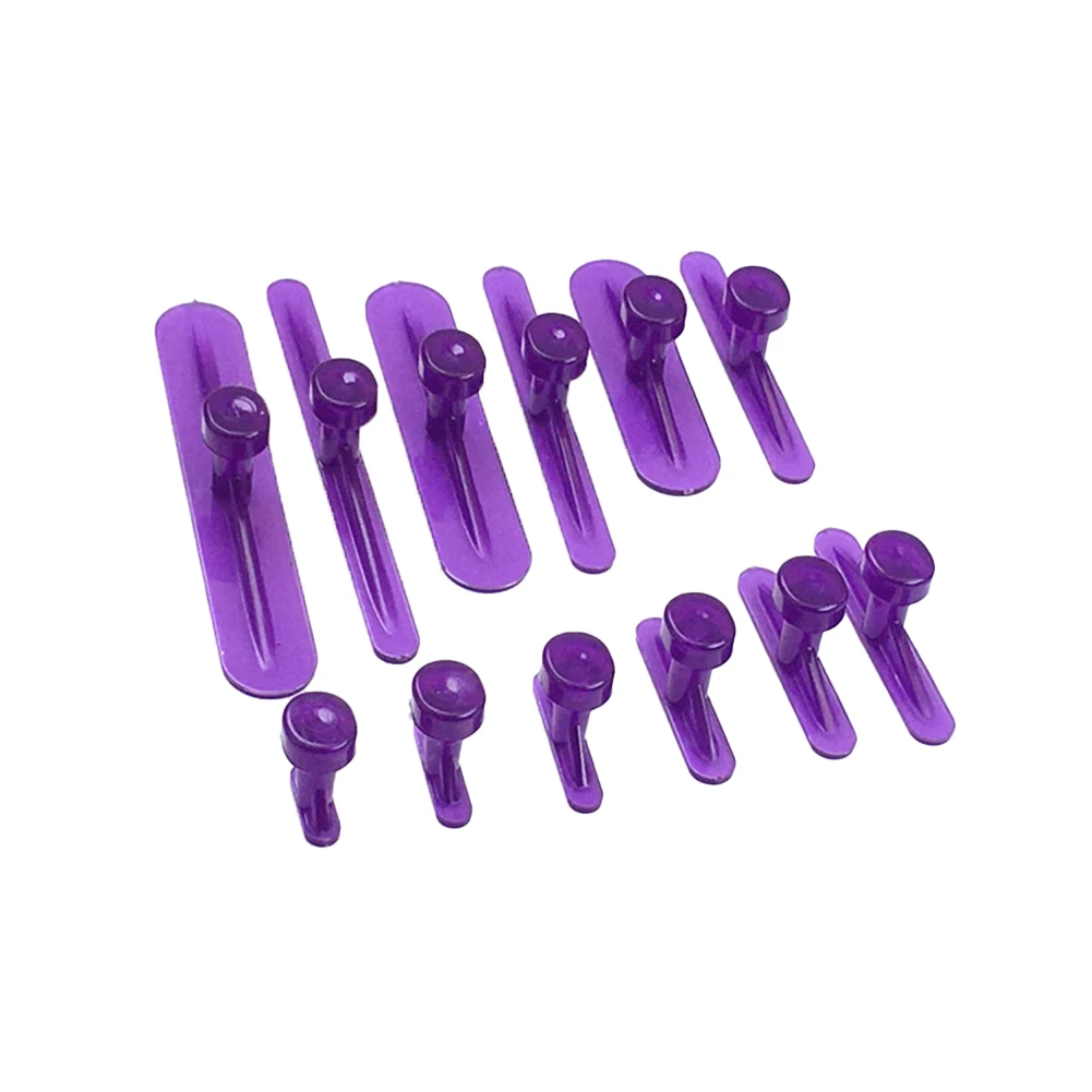 

12pc Glue Tabs Car Dent Lifter Tools Dent Puller Removal Tool Paintless Car Body Glue Tabs Auto Maintenance Tools ﻿