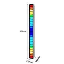 RGB Music Beating Pickup Lamp Desktop Transformation Symphony Voice Control Car USB Night Light Rhythm Light Atmosphere Light
RGB Music Beating Pickup Lamp Desktop Transformation Symphony Voice Control Car USB Night Light Rhythm Light Atmosphere Light