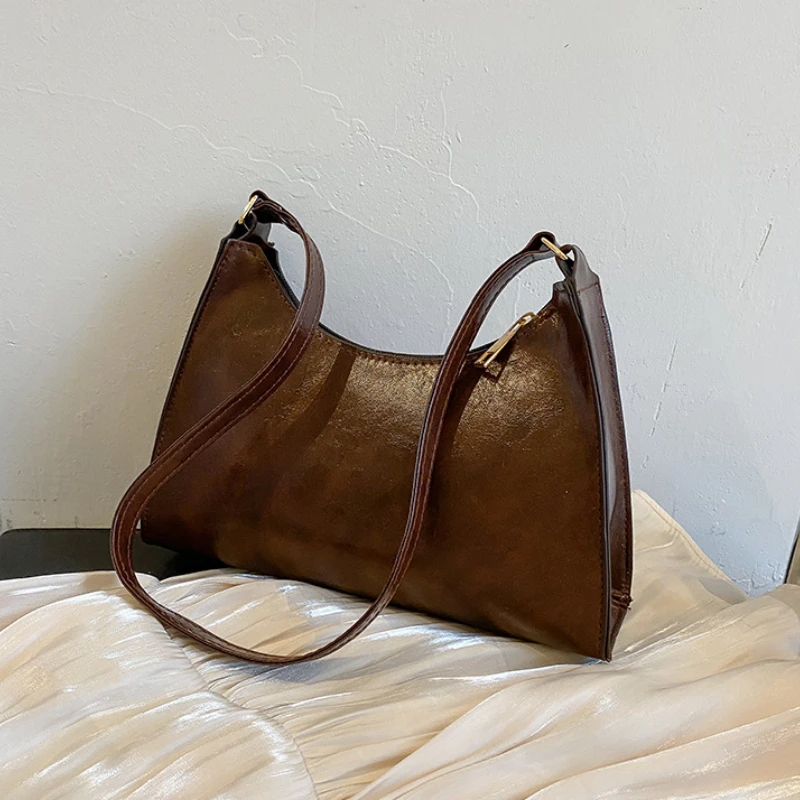 Fashion Exquisite Shopping Bag Retro Casual Women Totes Shoulder Bags Female Leather Solid Color Chain Handbags for Women
Fashion Exquisite Shopping Bag Retro Casual Women Totes Shoulder Bags Female Leather Solid Color Chain Handbags for Women