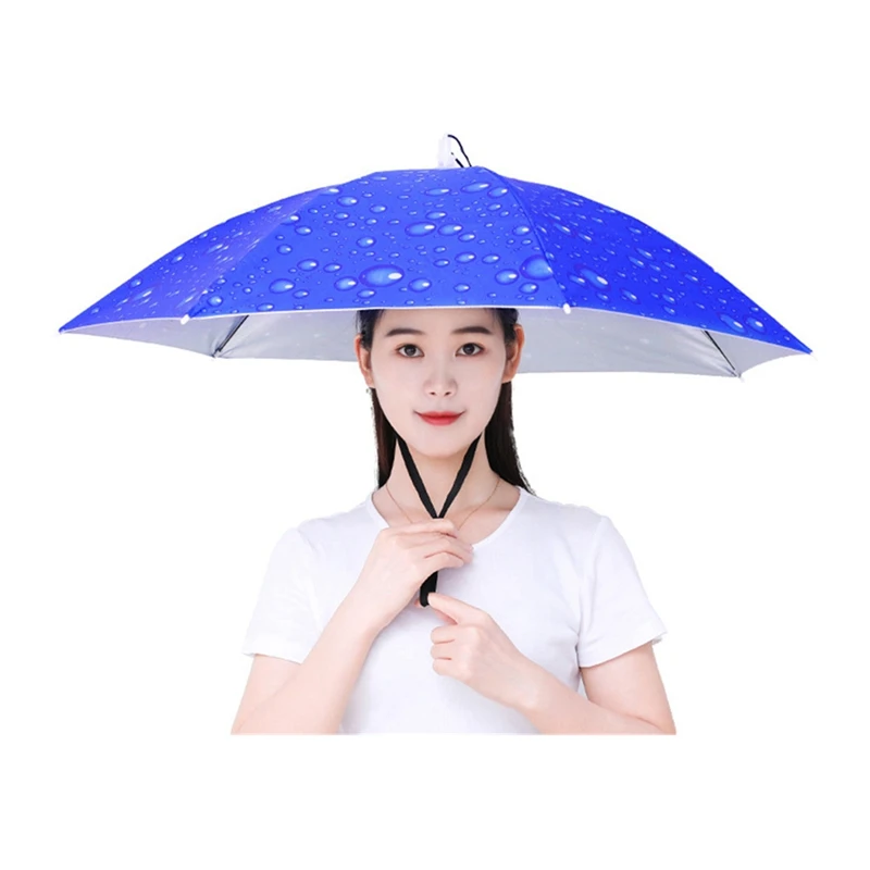 Outdoor Rain Umbrella Hat Foldable Outdoor Sport Sun Shade Parasol Waterproof Camping Fishing Headwear Cap Beach Head Hats
Outdoor Rain Umbrella Hat Foldable Outdoor Sport Sun Shade Parasol Waterproof Camping Fishing Headwear Cap Beach Head Hats