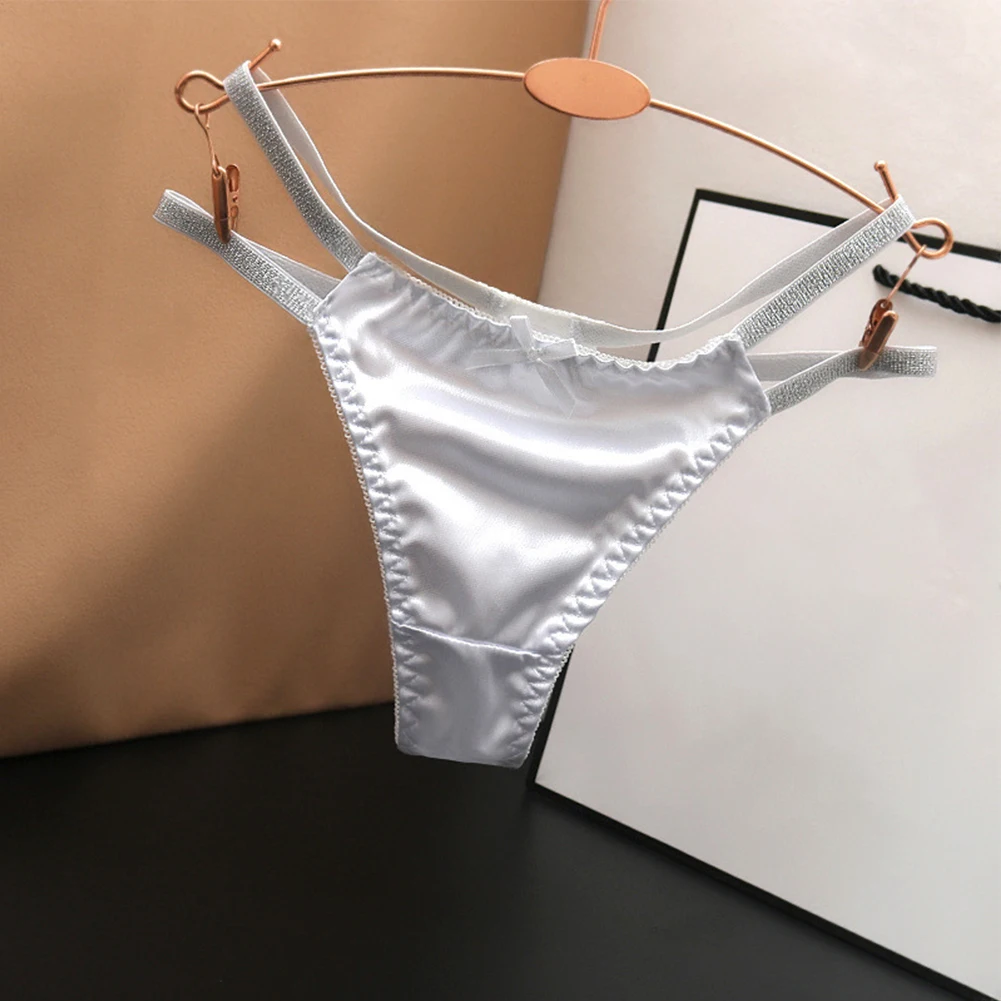 Women's Panties Sexy Underwear Silky Thongs Soft Briefs Erotic Lingerie T-back G-string Comfort Low Waist Knickers Underpants
Women's Panties Sexy Underwear Silky Thongs Soft Briefs Erotic Lingerie T-back G-string Comfort Low Waist Knickers Underpants