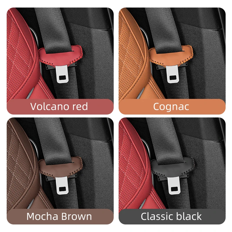Car Seat Belt Buckle Leather Anti-Scratch Protector Cover for Byd ATTO 3 Yuan Qin Han TANG Plus DM-i Dolphin Song Car Accessory 
Car Seat Belt Buckle Leather Anti-Scratch Protector Cover for Byd ATTO 3 Yuan Qin Han TANG Plus DM-i Dolphin Song Car Accessory